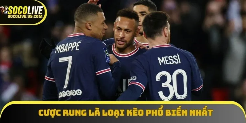 Cược rung là loại kèo phổ biến nhất