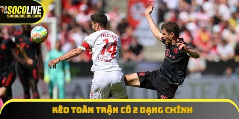 Bạn sẽ được tiếp cận với 2 dạng chính là running và pre-match